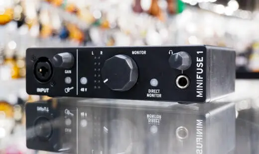Arturia - MiniFuse 1 Compact USB Audio Interface - Black